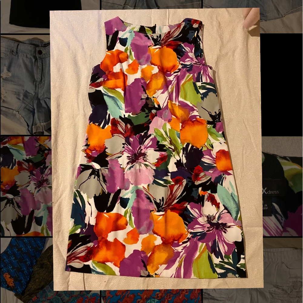 Alyx sleeveless floral print dress